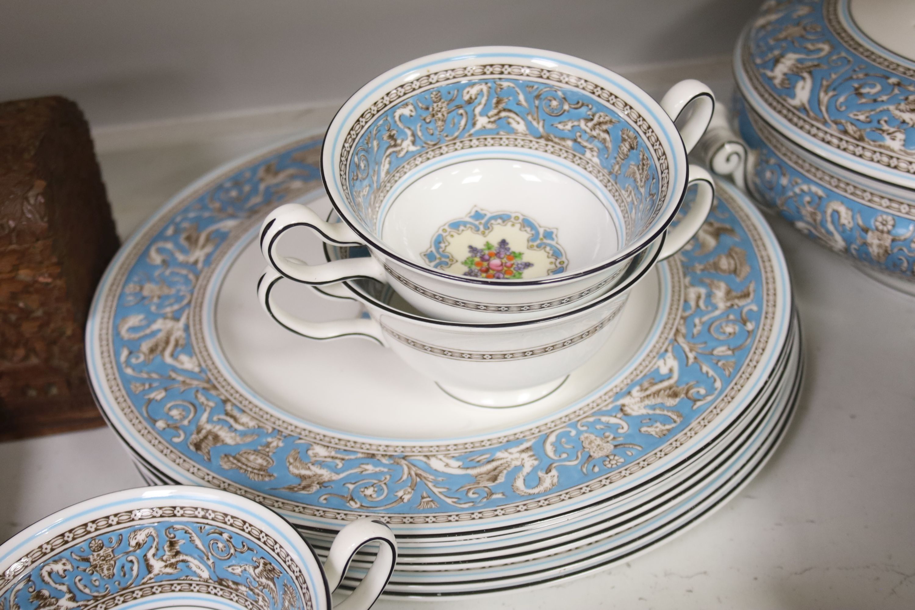 A Wedgwood Florentine W2714 dinner service and tea set